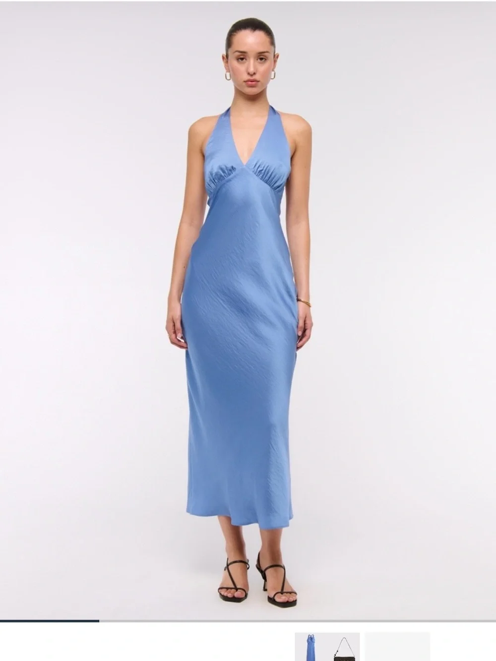 Abercrombie & Fitch Julia slip halter dress